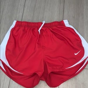 Red Nike Running Shorts (LINED)